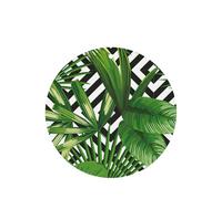 Green Leaves Of Palm Tree Tropical Plant Printing 10 Pieces Air Freshener Cards,Car Scented Hanging Air Freshener Fragrant Sheets For Car Use
