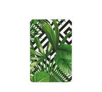 Green Leaves Of Palm Tree Tropical Plant Printing 10 Pieces Air Freshener Cards,Car Scented Hanging Air Freshener Fragrant Sheets For Car Use