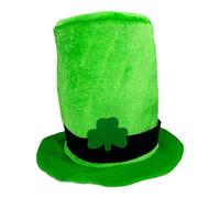 Green Leprechaun Top Hat, Saint Patricks Day Hat, Leprechaun Cosplay Costume Hats for Men, Deluxe Irish Holiday Cosplay Top Hats Hats for Adults, Teens, Women