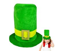 Green Leprechaun Top Hat St Patricks Day Hat - Irish Party Costume Accessory Hat Christmas Cosplay Irish Hat Top Hat for Adults Teens