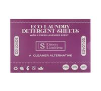 Green Limitless Eco Laundry Detergent 120 Sheets (Loads) with A Lavender Scent. All the benefits of a liquid detergent, washing powder, or washing
