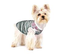 Green line watercolor painting Premium Dog Tshirt - Soft 100% Cotton Ropa Para Perros, Perfect for Small to Medium Dogs, Stylish and Comfortable Shirts for Dogs L