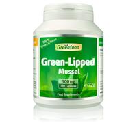 Green-lipped Mussel, 500 mg, high-dose Extract, 120 Capsules - Without Artificial additives. Without Genetic Engineering. Capsule Made of Cellulose.