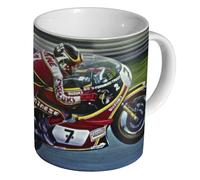 Green Listing LTD Barry Sheene MotoGP Legend Awesome Colour - Ceramic 11oz Tea Coffee Mug/Cup
