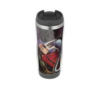 Green Listing LTD Captain Scarlet Artwork Snake - Travel Mug, Thermal Insulated Cup for Hot and Cold Beverages Drinks