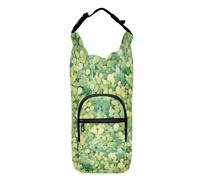 Green Little Cactus Spring Sling Bag Water Bottle Easy-to-Carry Water Bottle Carrier for Walking Bottle Water Holder Fits 20/24/32/40 oz Bottles, Green Little Cactus Spring, 1 size, Claasic