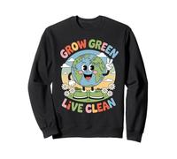 Green Live Planet Environmentalist Earth Day Sweatshirt