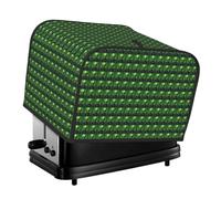 Green Long Ear Alien Print 4-Slice Toaster Cover Stylish Protector Appliance For Kitchen Dorm Home Daily Use