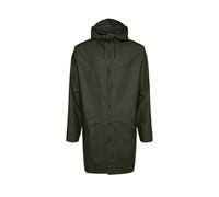 Green Long Rain Jacket with Hood XL