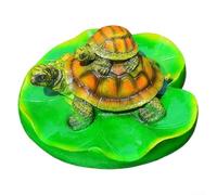 Green Lotus Leaf Water Feature 16.5cm for Garden(B) | Meticulously hand-painted, intricate details, artistic quality, weather-resistant resin, garden accent