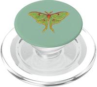 Green Luna Moth Design Mystical Nature Insect Art PopSockets PopGrip for MagSafe