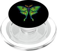 Green Luna Moth Design Mystical Nature Insect Art PopSockets PopGrip for MagSafe
