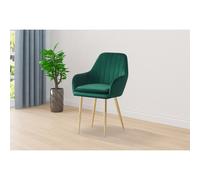 (Green) Luxury French velvet Design dining chair T05