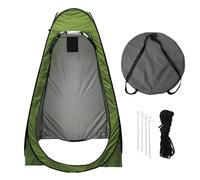 (Green, M) Fully Automatic Open Shower Toilet Tent Outdoor Bathing Tent Single/Double People Fishing Swimming Camping Sunshade Canopy