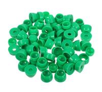 Green M10 Plastic Nut Cover Bolt Caps for Playground Equipment 50pcs | Easy Installation, Weather Resistant Finish, Bolt Protection, Improved Appearance for Boys and Girls Play Areas