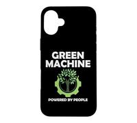 Green Machine Powered by People - Eco Environmental Zak Case for iPhone 16 Plus