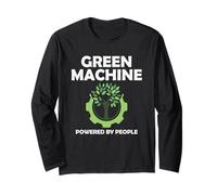 Green Machine Powered by People - Eco Environmental Zak Long Sleeve T-Shirt