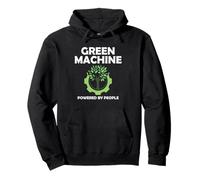 Green Machine Powered by People - Eco Environmental Zak Pullover Hoodie