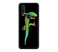 Green Madagascan Gecko Case Cover For Motorola One Action (Moto P40 Power)