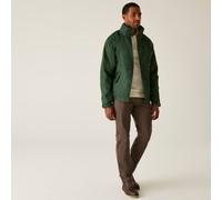 Regatta Dover Green/grey Men's Waterproof Fleece-lined Bomber Jacket #trw297