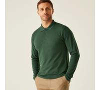 Green male 4XL Regatta Professional Men's 65/35 LS Polo Top Green, Size: 4XL