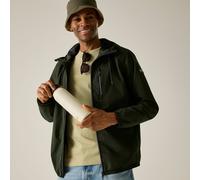 Regatta Men's Shorebay Marl Lightweight Hooded Waterproof Jacket in Dark Olive | Size: 5XL Regatta Dark Olive 5XL