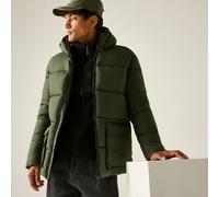 Green male M Regatta Men's Waterproof Marek Short Padded Jacket Green, Size: M