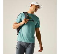 Green male Regatta Men's Fingal Graphic T-Shirt Green, Size: M