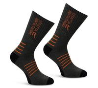 Green male UK 6-8 Regatta Men's 2 Pack Bamboo Sock Green, Size: UK 6-8