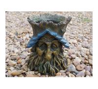 Green Man Face Planter Treeman Garden Decor Tree Ent Stump House Plant Pot Flower Vase Small