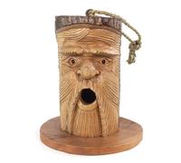Green Man Pine Wild Bird House Something Different Brown One Size