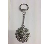 Green Man PP-G76 made of fine English Pewter on a snake keyring