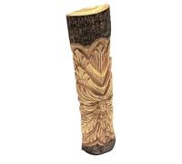 Green Man Wood Carving Carved Log 50CM