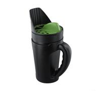 Green Manual Spreader For Lawn And Ice Salt, Ergonomic Handheld Shaker For Rapeseed And Vegetable Grains, Plastic Dispenser For Garden And Driveway Maintenance