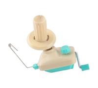 Green Manual Yarn Winder, Yarn Ball Winder for Knitting, Low Noise Portable Wool Winder with Adjustable Metal Clip, Lightweight Swift Yarn Spooler for Home and Craft Use