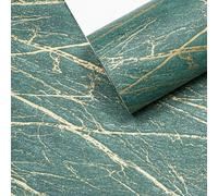 Green Marble Wallpaper Emerald Metallic Gold Shimmer Thick Vinyl Feature Wall