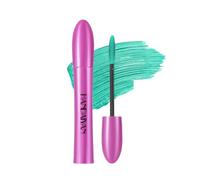 Green Mascara,5D Silk Fiber Eyelash Volume with Soft Brush, Lash Sensational Volumizing,Long-Lasting Waterproof No Smudge with False Lash Effect(Green-1)