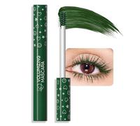 Green Mascara, Waterproof Long-Lasting Voluminous Lash Makeup with Vegan Formula, for Bold Looks and Special Events