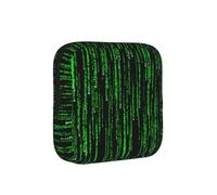 Green Matrix, Sanitary Pad Storage Bag, Pad Holder Bag with Zipper, Change Purse