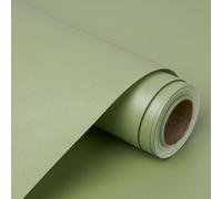 Green Matte Gift Wrapping Paper : 12M x 43cm Solid Color Bright Wrapping Paper Roll for Christmas - Birthday - Wedding - Gift Wrapping