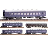 Green MAX NGage Provision Express 5-Piece Unpainted Railway Model 109 Passenger Vehicle