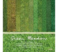 Green Meadows Scrapbooking Paper Pad , 6inch 24 Sheets Grass Aesthetic Patterned Decorative for DIY Art Crafts Collage Journals Decoupage Wrapping Folded Supplies Gift Cards Origami Photo Album