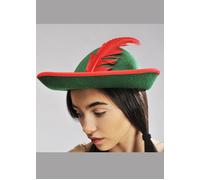 Green Medieval Robin Hood Fancy Dress Hat