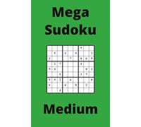 Green Mega Sudoku Book, 9x9 Puzzles, 100 Pages, 5x8, Medium