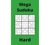 Green Mega Sudoku Book, 9x9 Puzzles, 50 Pages, 5x8, Hard