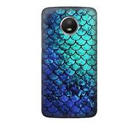 Green Mermaid Fish Scale Case Cover For Motorola Moto E4 Plus