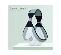 (Green mesh, 16*42) Free your hands 1-2 years old baby belt coaxing artifact stool strap baby horizontal front holding diagonal holding