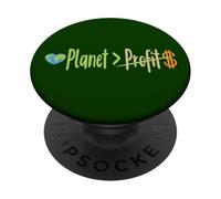 Green Message - Ecological Activism Preserving the Earth PopSockets Adhesive PopGrip