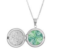 green mexico totems ancient civilization Locket Necklace Hold Picture Jewelry Birthday Gift