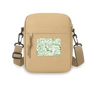Green Microscope Cells Structure Biological Crossbody Bag Cell Phone Purses Handbag Shoulder Mini Bag